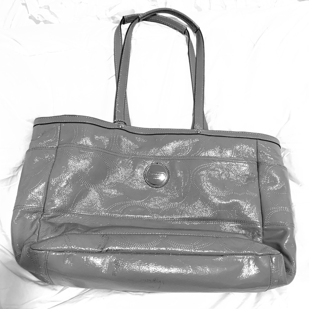 Coach Grey Baby/travel bag
